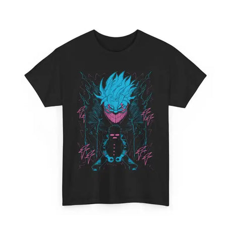 Immerse yourself in this striking Okarun Tee, perfect for anime fans. Looking for more Dandadan merch? Explore our full collection of anime merch now!