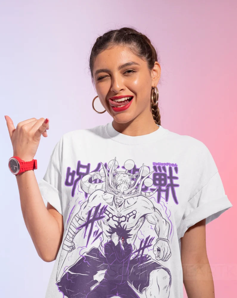 Here at Everythinganimee we have only the best anime merch! Free Global Shipping.
Show off your love for Jujutsu Kaisen with this striking Megumi Fushiguro T-shirt.