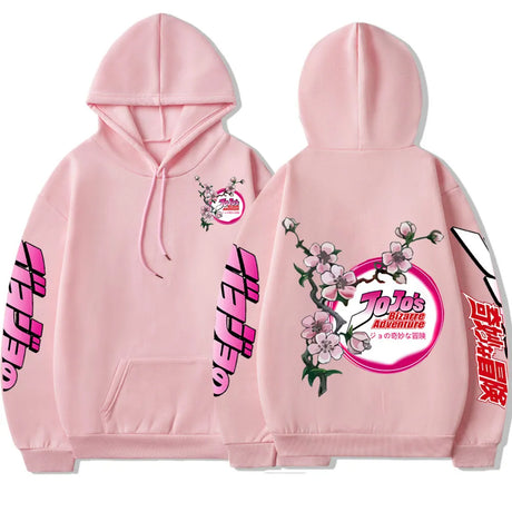 Upgrade your wardrobe with out brand new JoJo's Bizarre Adventure Hoodies | If you are looking for more JoJo's Bizarre Merch, We have it all! | Check out all our Anime Merch now!