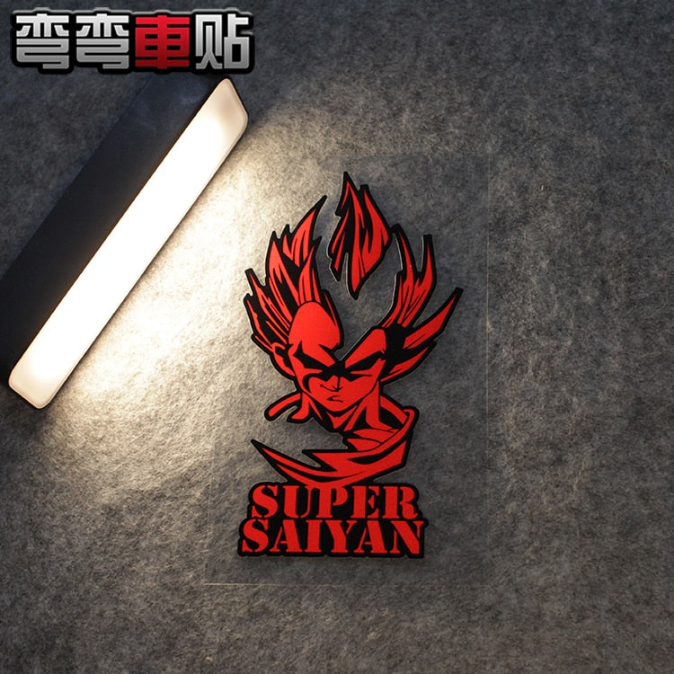 Ultimate Saiyan Power Dragon Ball Anime Car Stickers