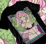 Here at Everythinganimee we only have the best shirts in the world! Celebrate your love for Demon Slayer with this vibrant Mitsuri T-Shirt, perfect for any anime enthusiast.