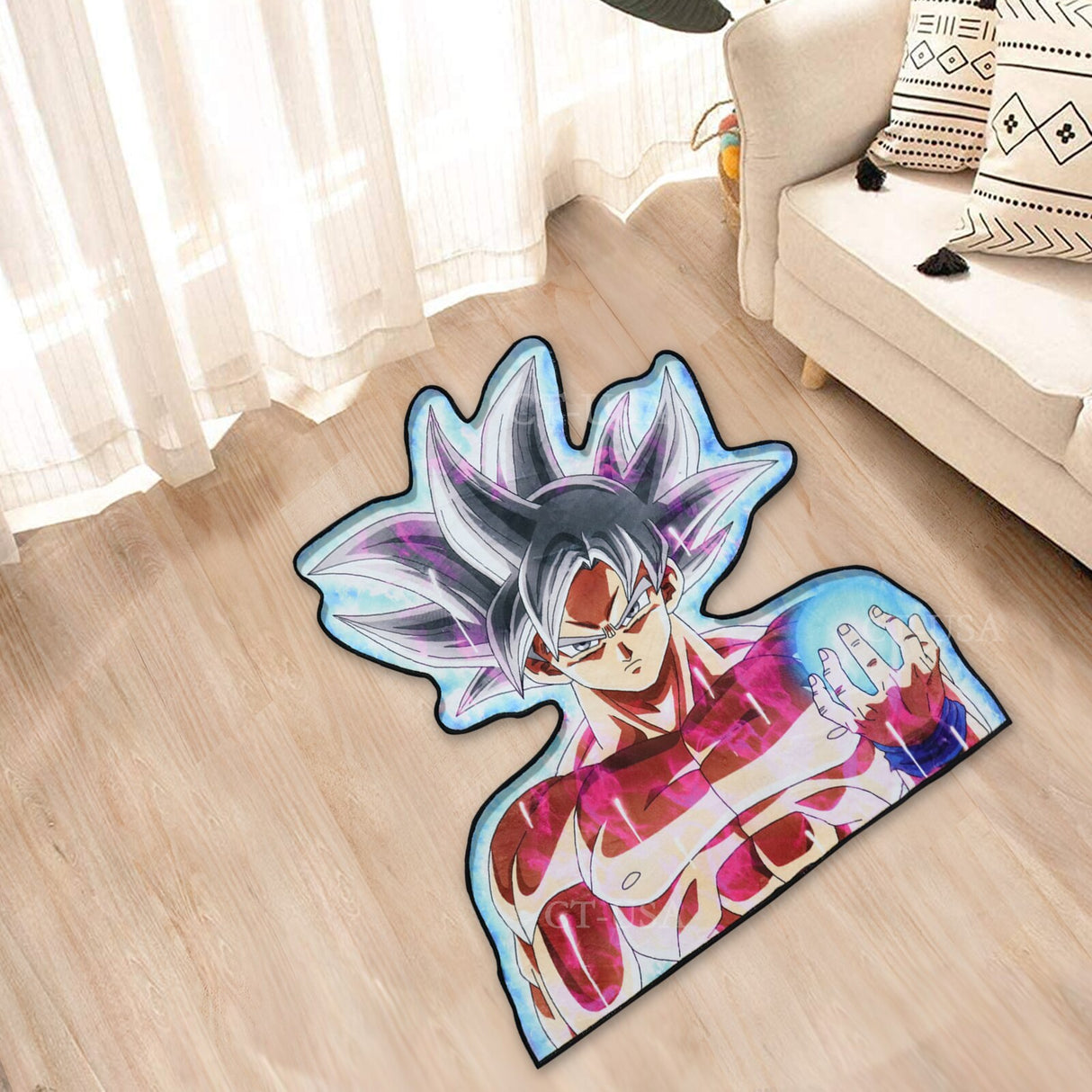 Dragon Ball Z Ultra Instinct Area Rug