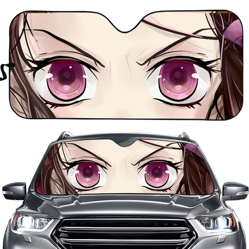 Demon Slayer Eyes Front Windshield Sunshade