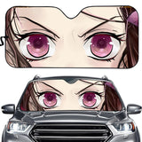 Demon Slayer Eyes Front Windshield Sunshade