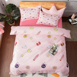 Sailor Moon Bed Sheets Quilt Set