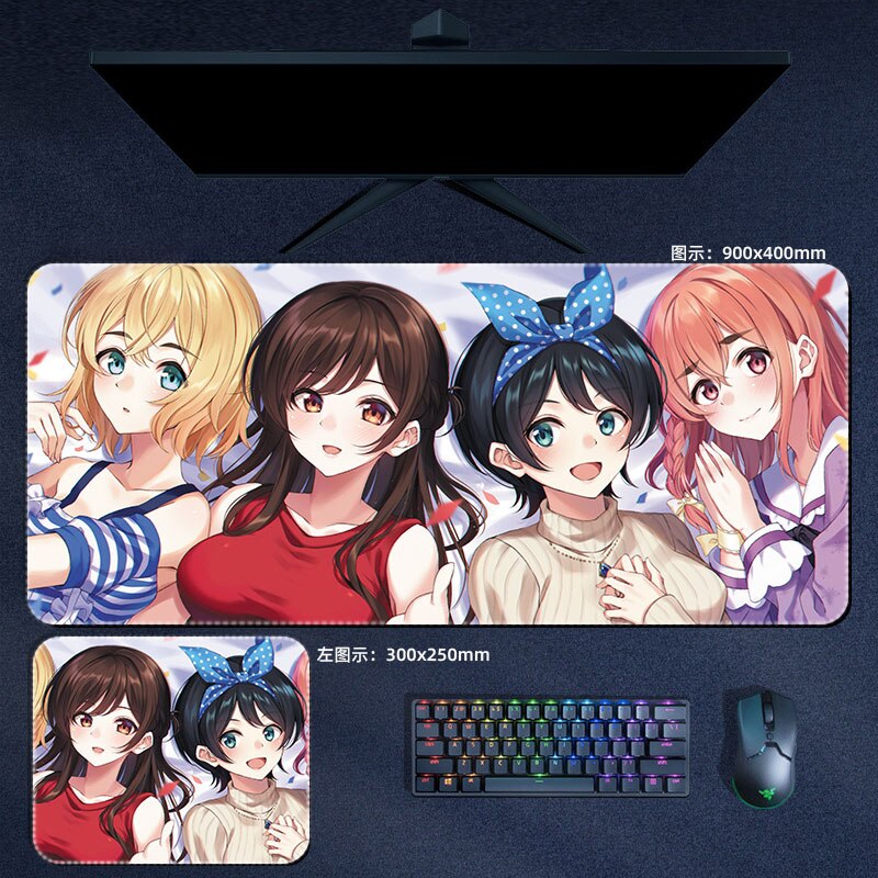 Rent A Girlfriend Mouse Pads