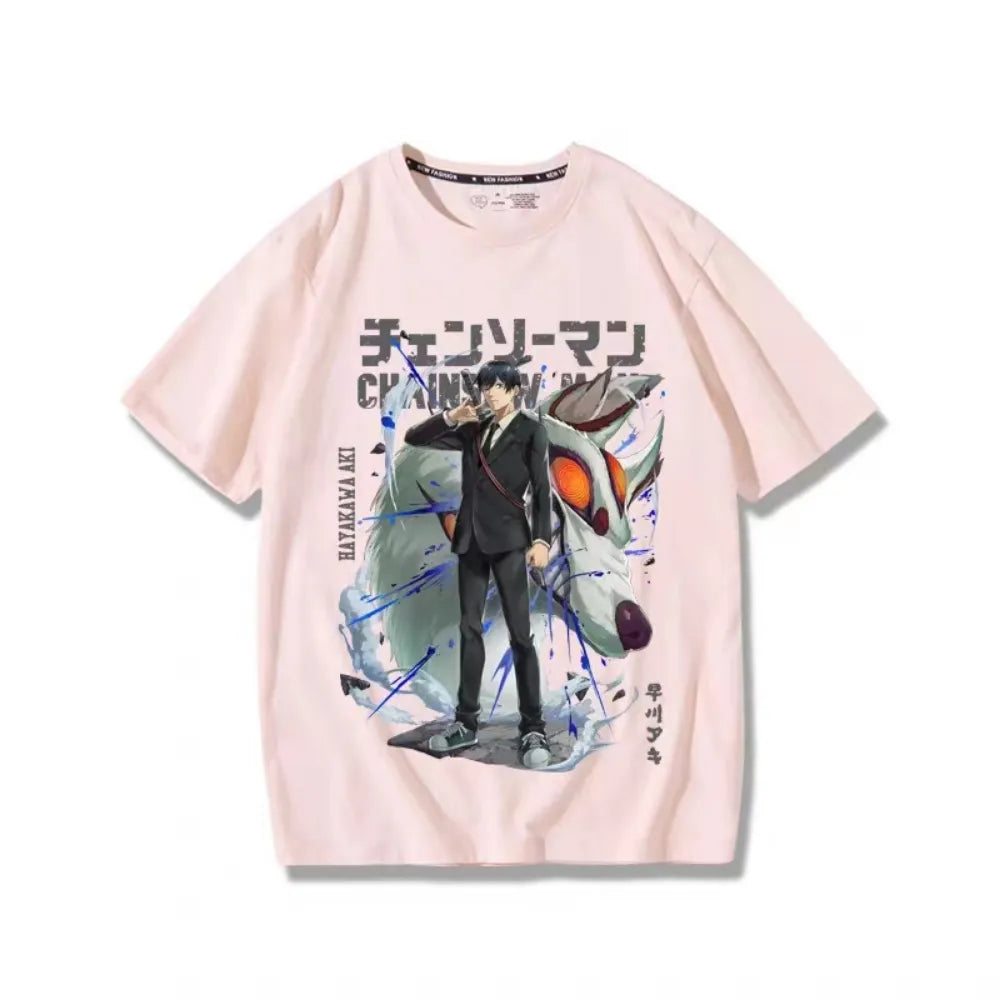 Become the fashion statement with our Hayakawa Aki Shirt | If you are looking for more Chainsaw Man Merch, We have it all! | Check out all our Anime Merch now!