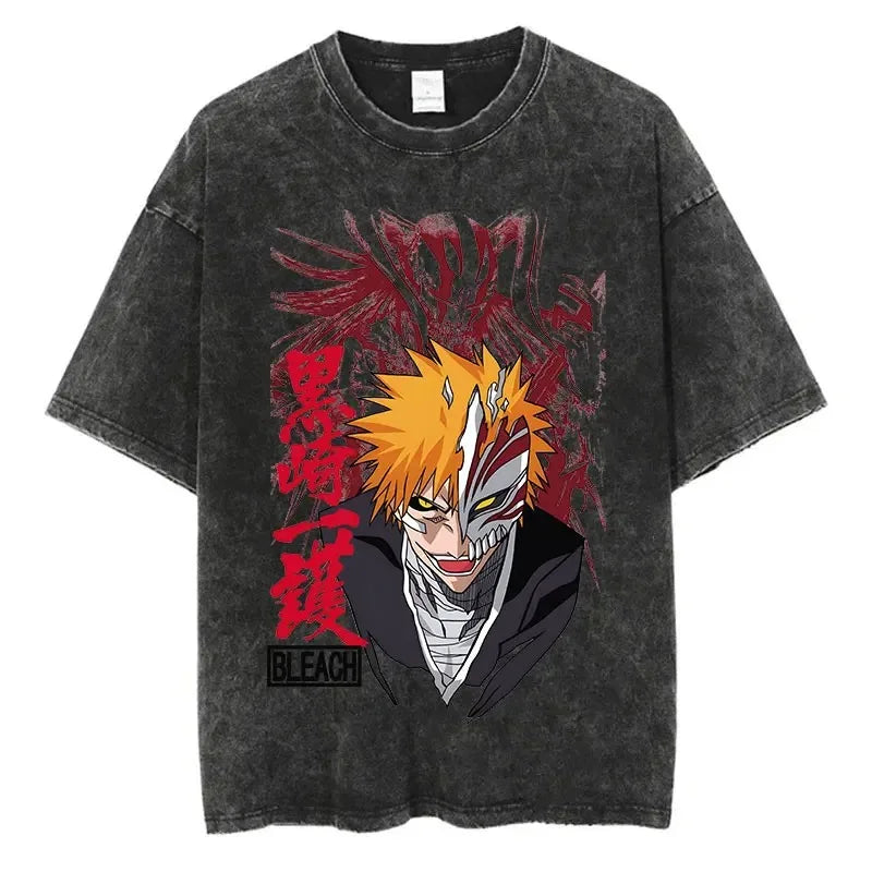 Immerse yourself in this striking Bleach Tee, perfect for anime fans. Looking for more Bleach merch? Explore our full collection of anime merch now!