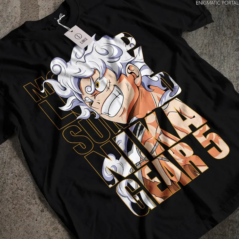 This tee captures the magic of Luffy. If you're looking for more One Piece merch, we have it all! Check out our anime merch now—free shipping!