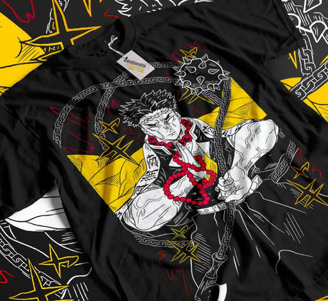 This captivating tee features the revered Gyomei Himejima, in his powerful & serene stance. If you are looking for more Demon Slayer Merch, We have it all! | Check out all our Anime Merch now!