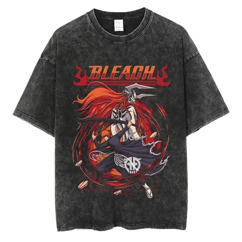 Immerse yourself in this striking Bleach Tee, perfect for anime fans. Looking for more Bleach merch? Explore our full collection of anime merch now!