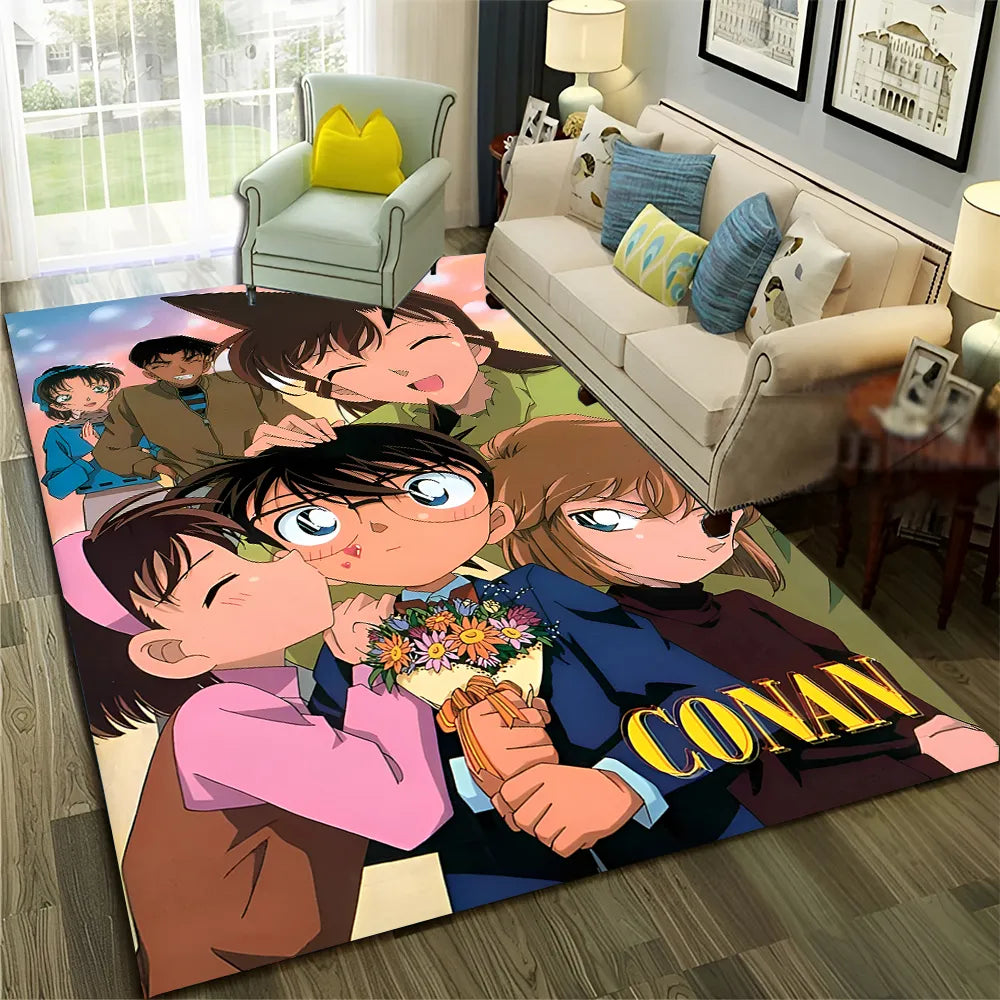 Upgrade & Customize you favorite space with out new  Case Closed Carpet | If you are looking for more Case Closed Merch, We have it all! | Check out all our Anime Merch now!