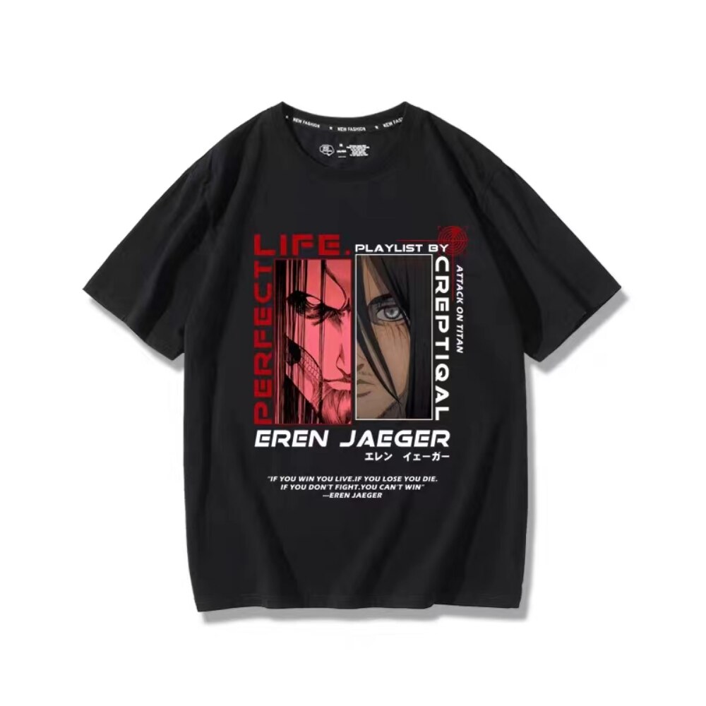 Eren Jaeger Attack on Titan Manga Graphic T-Shirt