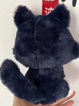 Fluffy Genshin Impact Black Cat Plush Toy - Adorable Soft Stuffed Pillow