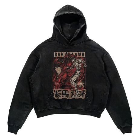 This Hoodie celebrates the beloved Baki Series, ideal for both Autumn & Winter. | If you are looking for more Baki Merch, We have it all! | Check out all our Anime Merch now!