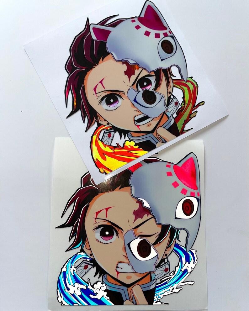 Tanjiro Reflective & Holographic Sticker