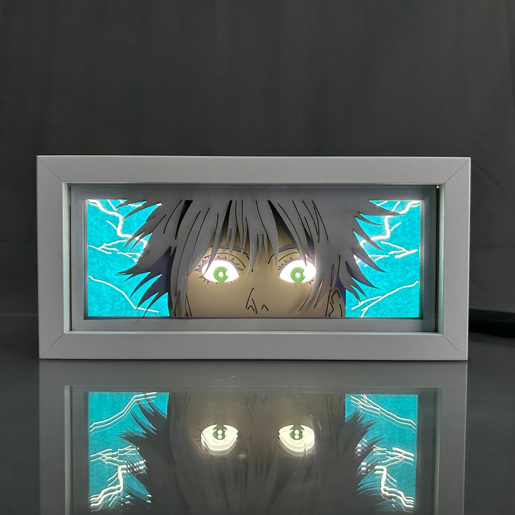 Anime Light Box Jujutsu Kaisen Sukuna Yuji Itadori Eye Face Lamp for Room  Decor