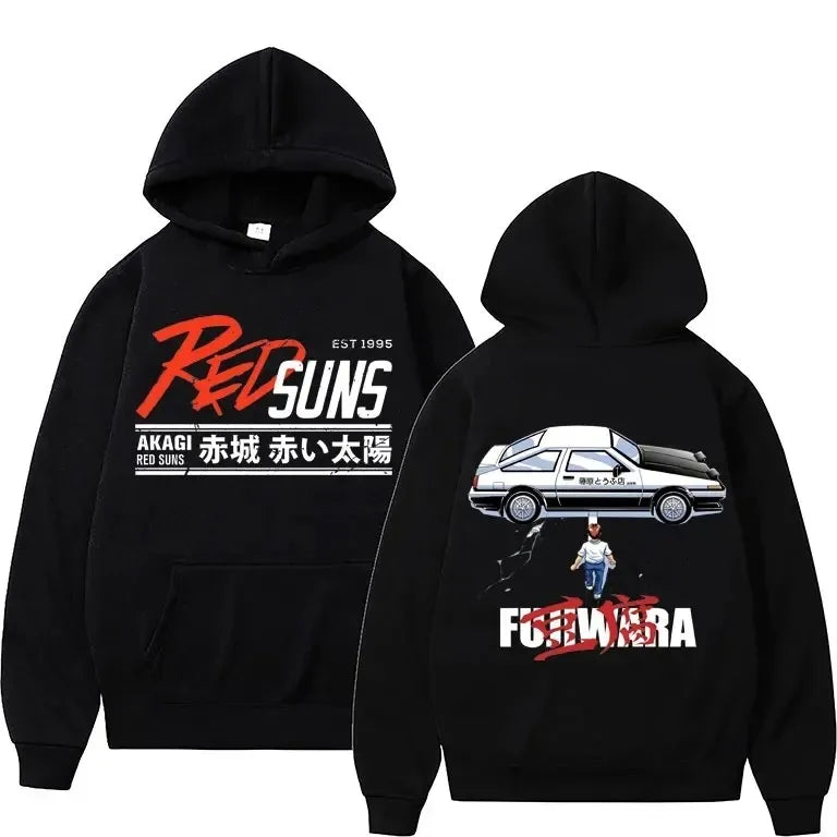 If you are looking for the coolest anime merch, well look no further Everythinganimee has it all! Check out our awesome Initial D hoodies!