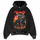 This Hoodie celebrates the beloved Berserk Series, ideal for both Autumn And Winter. | If you are looking for more Berserk Merch, We have it all! | Check out all our Anime Merch now!