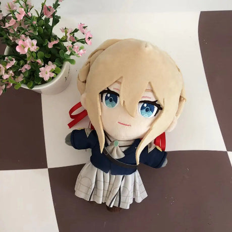 This plushie beautifully captures the essence of Violet, making it a must-have. If you are looking for more Violet Merch, We have it all! | Check out all our Anime Merch now!