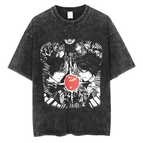 This vintage tees features various iconic characters and scenes from Death Note, perfect for fans. If you are looking for more  Death Note Merch, We have it all! | Check out all our Anime Merch now!