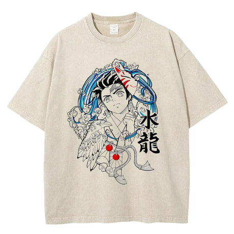 Show your love for Tanjiro with our Tanjiro Kamado - Demon Slayer Crest Tee | Here at Everythinganimee we have the worlds best anime merch | Free Global Shipping