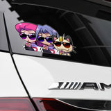 Pokemon Team Rocket Reflective Car Stickers