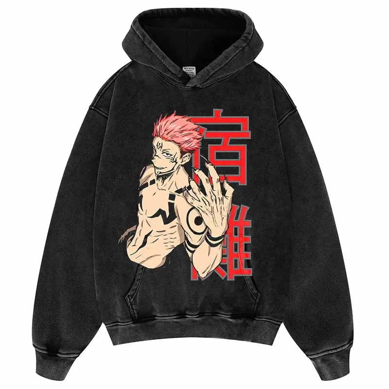 This Hoodie celebrates the beloved Jujutsu Kaisen Series, ideal for both Autumn And Winter. | If you are looking for more Jujutsu Kaisen Merch, We have it all! | Check out all our Anime Merch now!