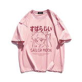 Lunar Elegance Sailor Moon Kawaii Tee