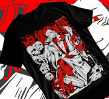 Here at Everythinganimee we have only the best anime merch! Free Global Shipping.
Step into the dark and captivating world of Jujutsu Kaisen with this striking Ryomen Sukuna T-shirt.