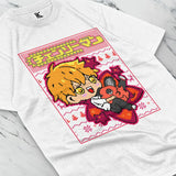 Here at Everythinganimee we have the best anime shirts in the world.
Dive into the chaotic world of Chainsaw Man with this adorable Chibi-style tee. Featuring a pixelated Denji holding his iconic Chainsaw companion, this shirt adds a cute twist to the intense action-packed series.