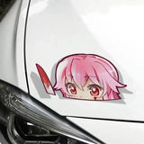 Yuno Gasai 13cm x 7.5cm Sticker - Future Diary