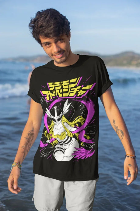 Celebrate your love for Digimon with this eye-catching tee featuring the powerful Angewomon. If you are looking for more Digimon Merch, We have it all! | Check out all our Anime Merch now!