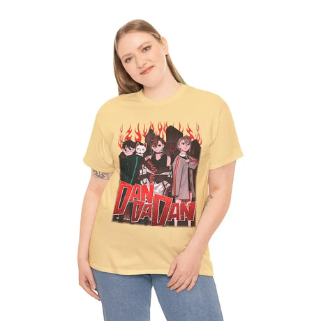 Immerse yourself in this striking Dandadan Tee, perfect for any anime fans. Looking for more Dandadan merch? Explore our full collection of anime merch now!