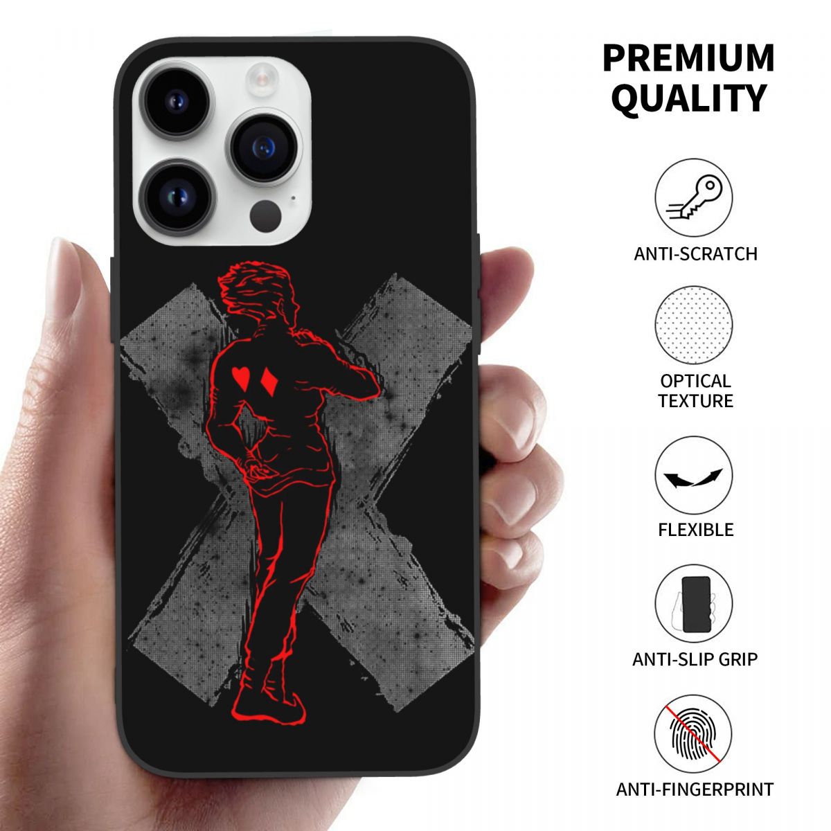 Hisoka's Mystique Guard - Hunter X Hunter iPhone Case