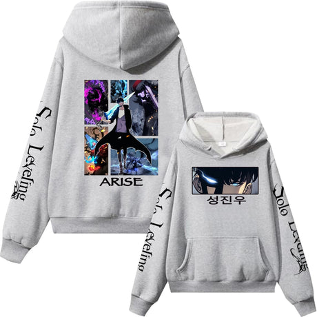 Upgrade your wardrobe with our new cool Solo Leveling Sovereign Shadows Hoodie | Here at Everythinganimee we have the worlds best anime merch | Free Global Shipping