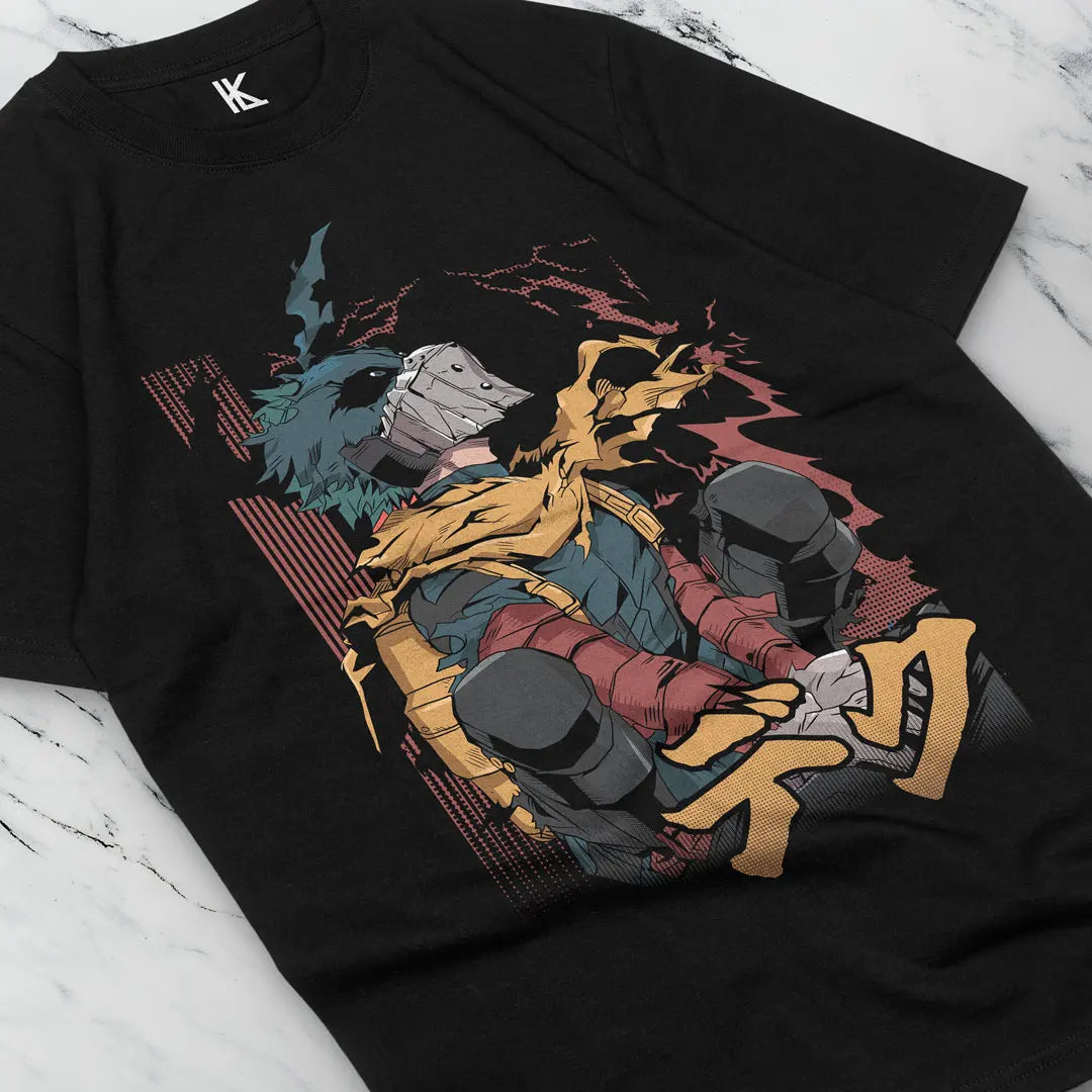 Immerse yourself in this striking Deku Tee, perfect for any Deku fan. Looking for more My Hero Academia merch? Explore our full collection of anime merch now!