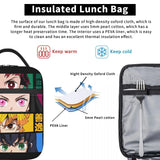 Demon Slayer Eyes Thermal Insulated Lunch Bag