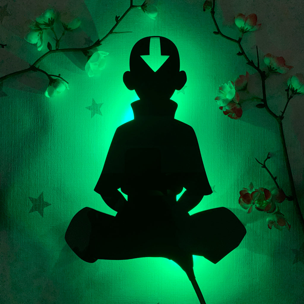 Mystic Elements: Aang Silhouette Lamp