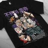 Here at Everythinganimee we have the best anime shirts in the world.
Dive into the intense world of Demon Slayer with this Sanemi Slayer Tee, capturing the fierce determination and raw energy of Sanemi Shinazugawa, the Wind Hashira. This striking design showcases Sanemi’s powerful stance.