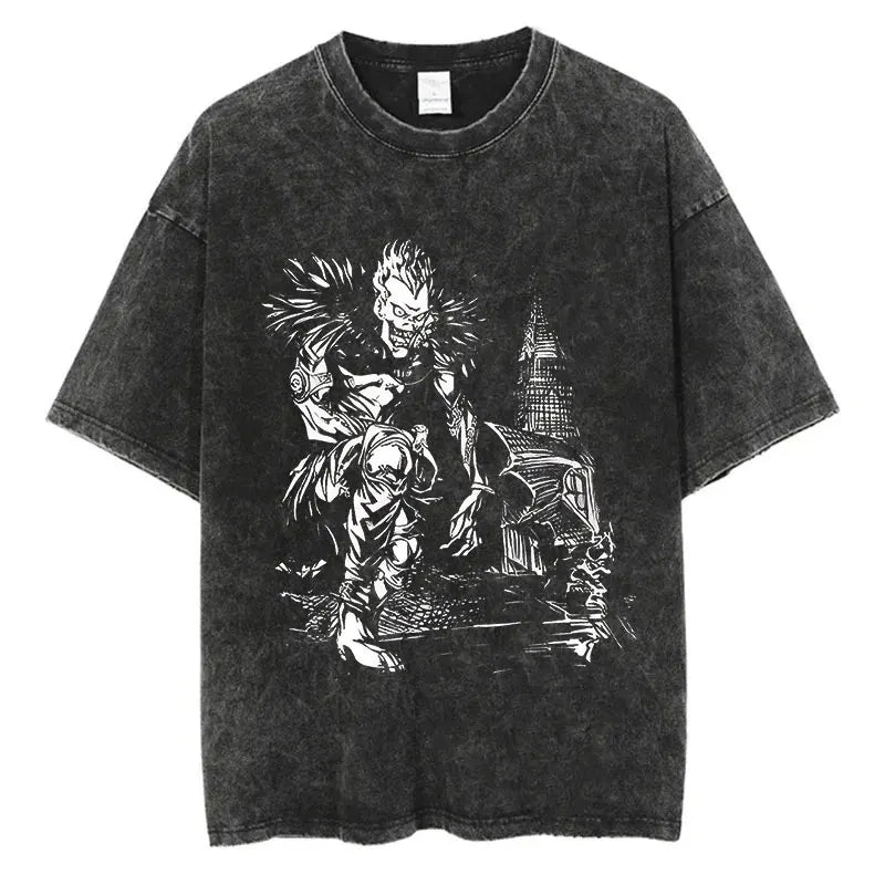 This vintage tees features various iconic characters and scenes from Death Note, perfect for fans. If you are looking for more  Death Note Merch, We have it all! | Check out all our Anime Merch now!