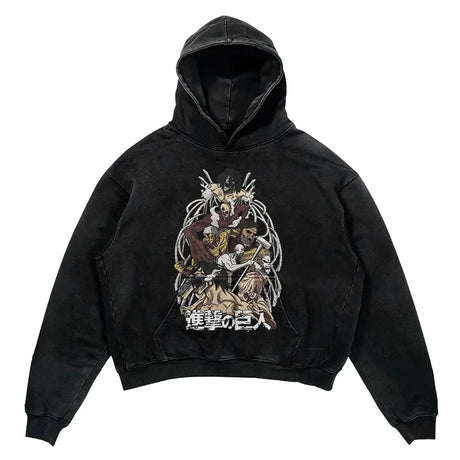 This hoodie carries the fierce spirit of the anime's beloved characters. | If you are looking for more Attack of Titan Merch, We have it all! | Check out all our Anime Merch now!