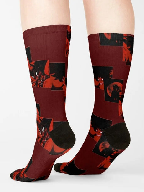 These socks capture the essence of the Devilman Crybaby theme in Akira. If you are looking for Devilman Crybaby Merch, We have it all! | check out all our Anime Merch now! 