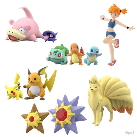 Pre Sale Anime Pokemon Action Figure Gashapon Starmie Misty Ninetales Original Hand Made Toy Peripherals Collection Gifts, everythinganimee