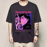  This tee, featuring the formidable Raiden Shogun from the popular game Genshin Impact. If you are looking for more Genshin Impact Merch, We have it all! | Check out all our Anime Merch now! 