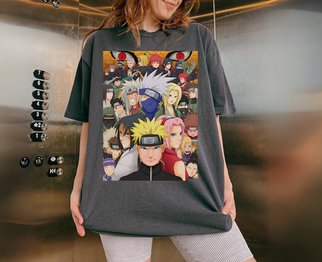 Show your love for Memes with our Naruto Ensemble Pride Tee | Here at Everythinganimee we have the worlds best anime merch | Free Global Shipping