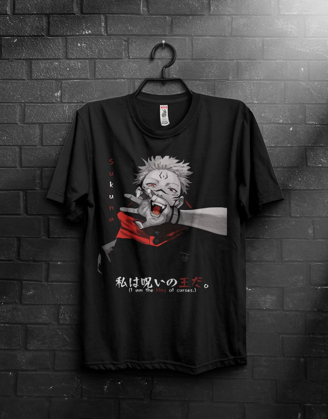 This tee captures the magic of Sukuna. If you're looking for more Jujutsu Kaisen merch, we have it all! Check out our anime merch now—free shipping!