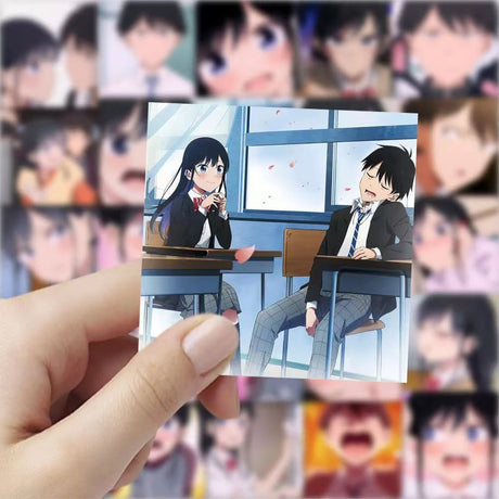 Here at Everythinganimee we have only the best anime merch! Free Global Shipping.
Dive into the world of Giji Harem with this 59-piece sticker set featuring the adorable and expressive Rin Nanakura.