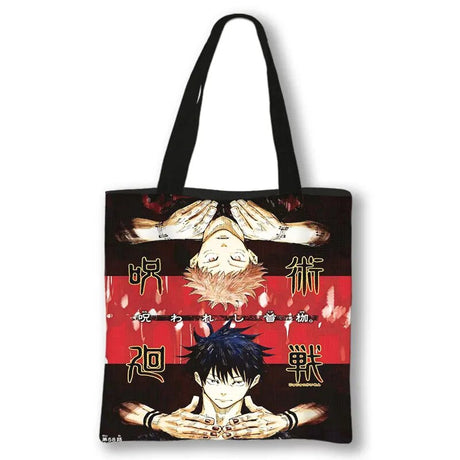 This canvas bag is a labor of love, to capture love of your anime characters. If you are looking for more Jujutsu Kaisen Merch, We have it all! | Check out all our Anime Merch now!