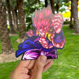 This electrifying sticker captures the essence of Goku, in a dynamic 3D effect. If you are looking for more Dragon Ball Z Merch, We have it all!| Check out all our Anime Merch now!